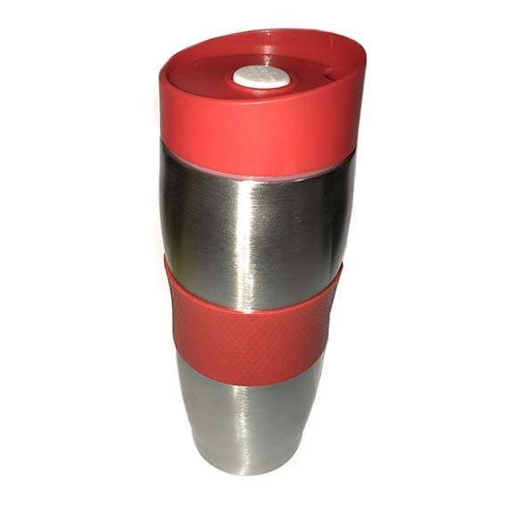 სამგზავრო ჭიქა თერმოსი წითელი || Travel mug thermos red